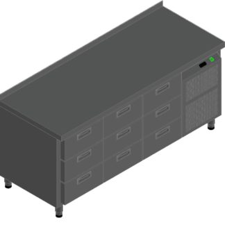 СТОЛ С ОХЛАЖД.ШКАФОМ HICOLD GN333/TN