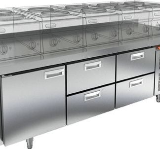 СТОЛ С ОХЛАЖД.ШКАФОМ HICOLD GN122/TN LT