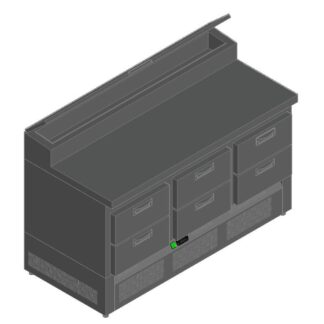 СТОЛ ДЛЯ ПИЦЦЫ HICOLD PZE1-222GN (1/3)
