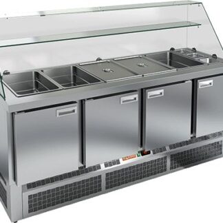 СТОЛ ДЛЯ САЛАТОВ HICOLD SLE3-1111GN ВЫСОКОЕ СТЕКЛО
