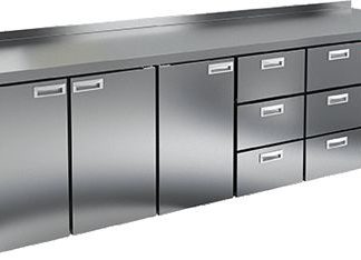 СТОЛ С МОРОЗ.ШКАФОМ HICOLD GN 11133 BR2 BT