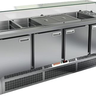 СТОЛ ДЛЯ САЛАТОВ HICOLD SLE3-1111GN НИЗКОЕ СТЕКЛО