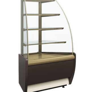 ВИТРИНА КОНДИТЕРСКАЯ ВХСВ-У1Д CARBOMA 0012-0109 (К70 VM-3 LIGHT) КОРИЧ.-ЗОЛОТОЙ