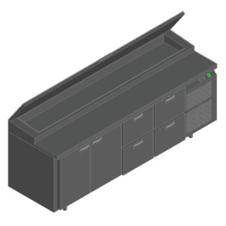СТОЛ ДЛЯ ПИЦЦЫ HICOLD PZ1-1122/GN (1/3H)