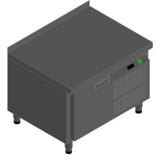 СТОЛ С ОХЛАЖД.ШКАФОМ HICOLD GN1/TN LT