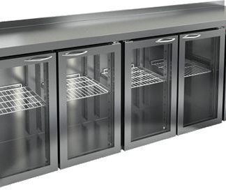 СТОЛ C ОХЛ.ШКАФОМ С СТЕКЛ.ДВЕР.HICOLD BNG 1111 BR2 HT