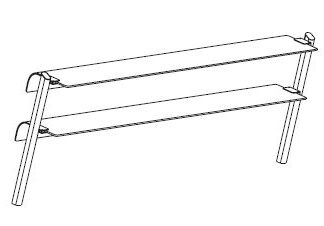 НАДСТРОЙКА НАСТОЛЬНАЯ SELF 700 APACH CHEF LINE L958700150