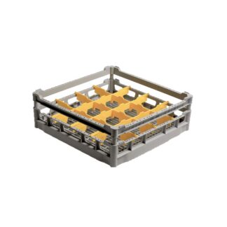 КАССЕТА ДЛЯ СТАКАНОВ С РАЗДЕЛИТЕЛЯМИ 50Х50 СМ APACH CHEF LINE L780089