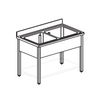 ВАННА МОЕЧНАЯ APACH CHEF LINE L2S167-65