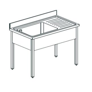 ВАННА КОТЛОМОЕЧНАЯ APACH CHEF LINE LP207-135RW
