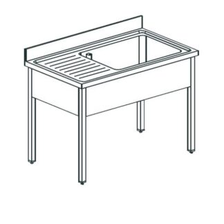 ВАННА КОТЛОМОЕЧНАЯ APACH CHEF LINE LP207-135LW