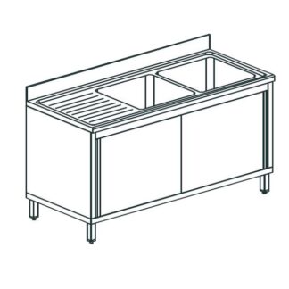 ВАННА МОЕЧНАЯ APACH CHEF LINE L2S146-44LWSD