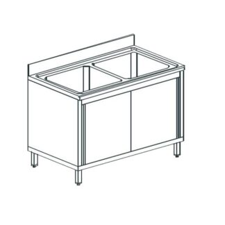 ВАННА МОЕЧНАЯ APACH CHEF LINE L2S157-65SD