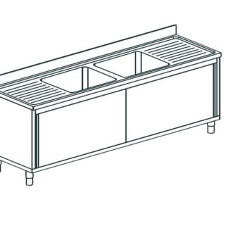 ВАННА МОЕЧНАЯ APACH CHEF LINE L2S207-552WSD