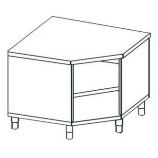 СТОЛ УГЛОВОЙ ОТКРЫТЫЙ APACH CHEF LINE LWT710SH2