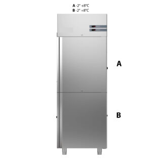 ШКАФ КОМБИНИРОВАННЫЙ 700 ЛИТРОВ APACH CHEF LINE LCK70PD2