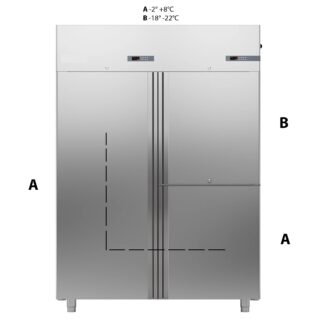 ШКАФ КОМБИНИРОВАННЫЙ 1400 ЛИТРОВ APACH CHEF LINE LCK140N1M1D3