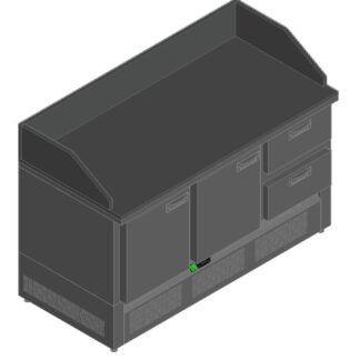 СТОЛ ДЛЯ ПИЦЦЫ HICOLD PZE3-112/GN КАМЕНЬ