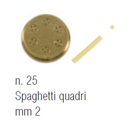 ПРЕСС-ФОРМА SIRMAN SPAGHETTI QUADRI / CHITARRINE 2 MM 28180024