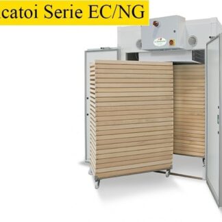 ШКАФ СУШИЛЬНЫЙ LA MONFERRINA EC200/NG С ВОСЬМЬЮ ТЕЛЕЖКАМИ И 200 ПОДДОНАМИ