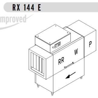 МАШИНА ПОСУДОМОЕЧНАЯ DIHR RX 144 DX+DDE+HR10+DR64