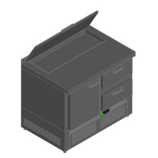 СТОЛ ДЛЯ САЛАТОВ HICOLD SLE1-12GN С КРЫШК.