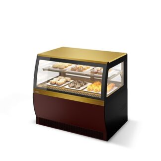 ВИТРИНА КОНДИТЕРСКАЯ VETE 90 C ШОКОЛАД/ЗОЛОТОЙ ГЛЯНЕЦ