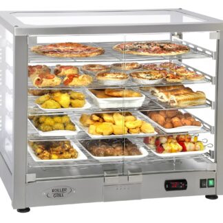 ВИТРИНА ТЕПЛОВАЯ ROLLER GRILL WD 780 D НЕРЖ.
