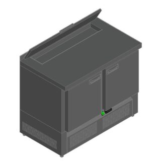 СТОЛ ДЛЯ САЛАТОВ HICOLD SLE2-11SN (1/6) З С КРЫШК.