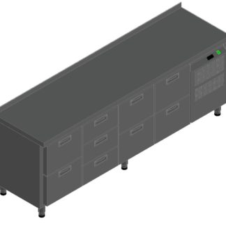 СТОЛ С ОХЛАЖД.ШКАФОМ HICOLD SN 2322/TN
