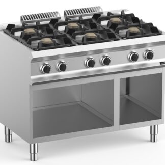 ПЛИТА ГАЗОВАЯ 6 КОНФОРОЧН. 700 СЕРИИ APACH CHEF LINE GLRRG117OSP XL