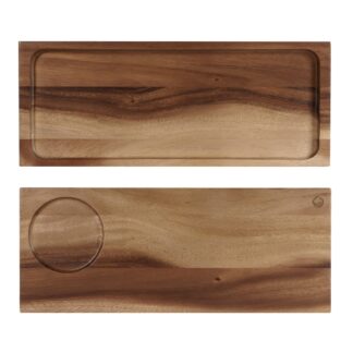 Блюдо деревянное 41х16,5см, двухстороннее, Buffet Wood ZCAWLWSB1