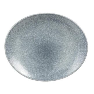 Блюдо овальное 27х22,9см, без борта, цвет Raku Topaz Blue, Studio Prints RKTBOP581