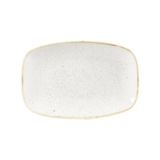 Блюдо прямоугольное CHEFS 23,7х15,7см, без борта, Stonecast, цвет Barley White SWHSOBL21
