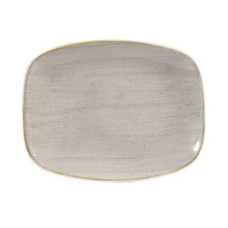 Блюдо прямоугольное CHEFS 26,1х20,2см, без борта, Stonecast, цвет Peppercorn Grey SPGSOBL31
