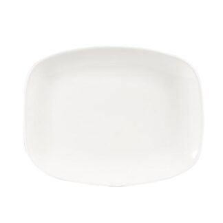 Блюдо прямоугольное CHEFS 26,1х20,2см, без борта, X Squared, цвет белый WHOBL31
