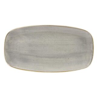 Блюдо прямоугольное CHEFS 26,9х12,7см, без борта, Stonecast, цвет Peppercorn Grey SPGSXO101