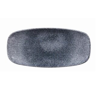 Блюдо прямоугольное CHEFS 26,9х12,7см, без борта, цвет Raku Topaz Blue, Studio Prints RKTBXO101