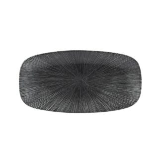 Блюдо прямоугольное CHEFS 29,8х15,3см, без борта, цвет Agano Black, Studio Prints AGBLXO111