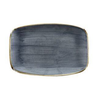 Блюдо прямоугольное CHEFS 30х19,9см, без борта, Stonecast, цвет Blueberry SBBSOBL41