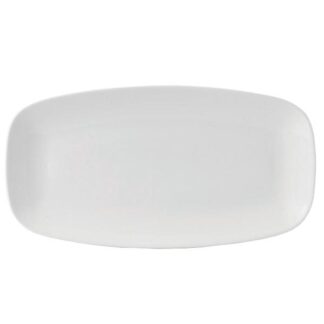 Блюдо прямоугольное CHEFS 35,5х18,9см, без борта, X Squared, цвет белый WHXO141