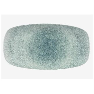 Блюдо прямоугольное CHEFS 35,5х18,9см, без борта, цвет Raku Jade Green, Studio Prints RKJGXO141