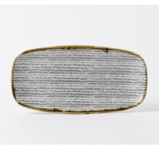 Блюдо прямоугольное CHEFS 35,5х18,9см, без борта, цвет Stone Grey, Studio Prints SPSGXO141