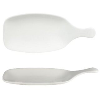Блюдо сервировочное 28,4см, без борта, с ручкой, Bit on the Side, цвет White WHPDLH1