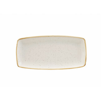Блюдо сервировочное 29,5х15см, без борта, Stonecast, цвет Barley White SWHSOP111