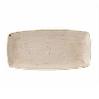 Блюдо сервировочное 29,5х15см, без борта, Stonecast, цвет Nutmeg Cream SNMSOP111
