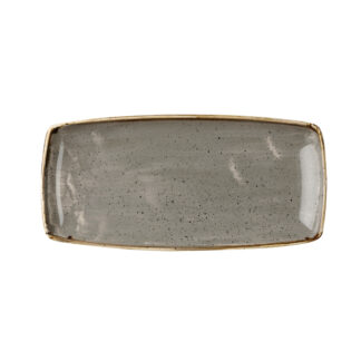 Блюдо сервировочное 29,5х15см, без борта, Stonecast, цвет Peppercorn Grey SPGSOP111