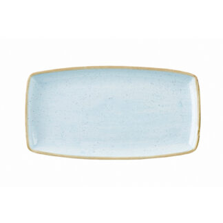 Блюдо сервировочное 35х18,5см, без борта, Stonecast, цвет Duck Egg Blue SDESOP141