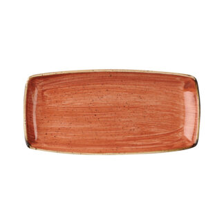 Блюдо сервировочное 35х18,5см, без борта, Stonecast, цвет Spiced Orange SSOSOP141