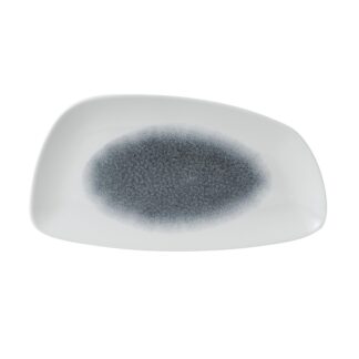Блюдо сервировочное CHEFS GEO 35х18,5см, без борта, цвет Raku Topaz Blue, Studio Prints RKTBGE351